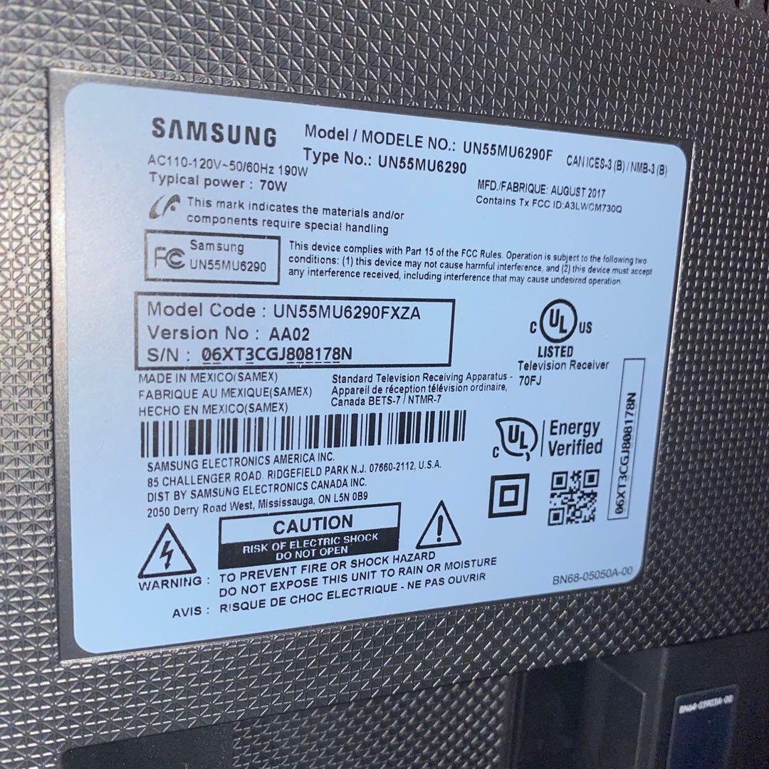 【海外製 楽しみ】Samsung 液晶テレビ 本体 55インチ