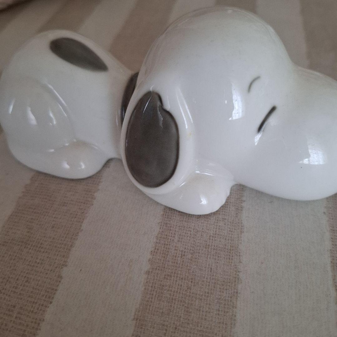 スヌーピー　置物　陶器　インテリア　限定　ファミリア