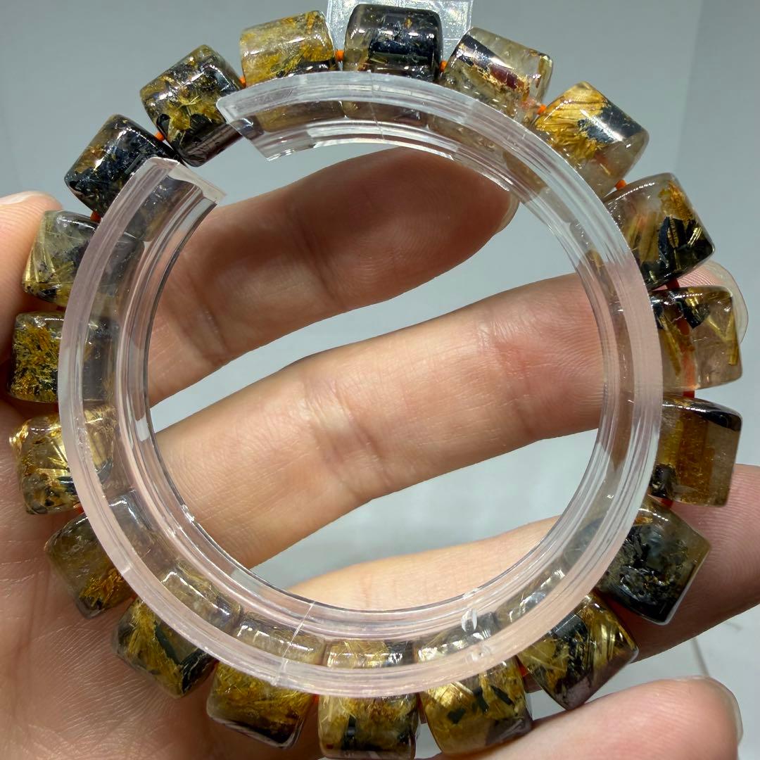 ●太陽放射 ゴールド タイチン ルチル クォーツ usn 勝負運　030●