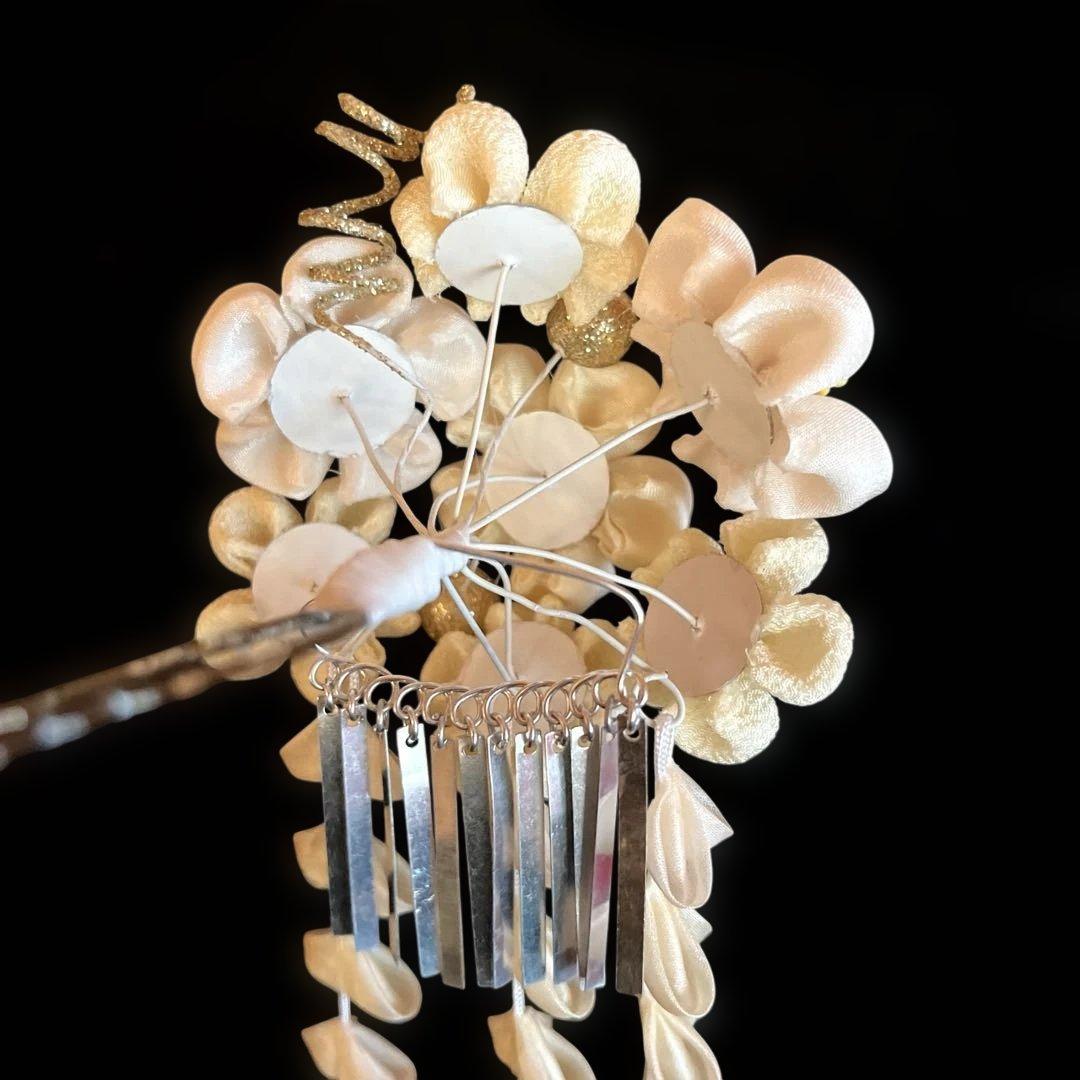 日本髪 髪飾り 七五三(7歳)～成人式 紅白