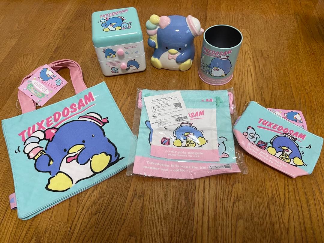 タキシードサム　バンク等グッズ６点セット【新品未開封】