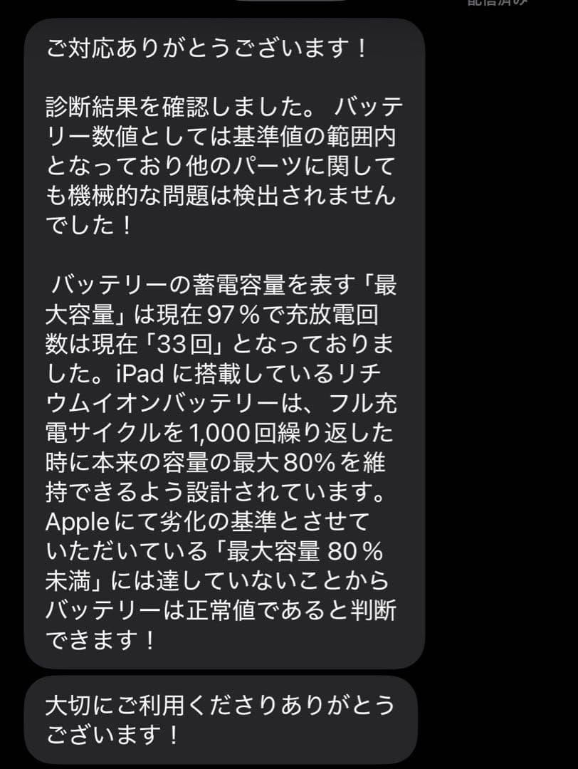 【最大容量97%】ipad 第7世代　MW6A2J/A