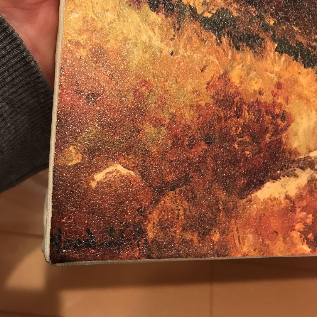 世界の名画　ロバート・ウッド作　山と川の風景