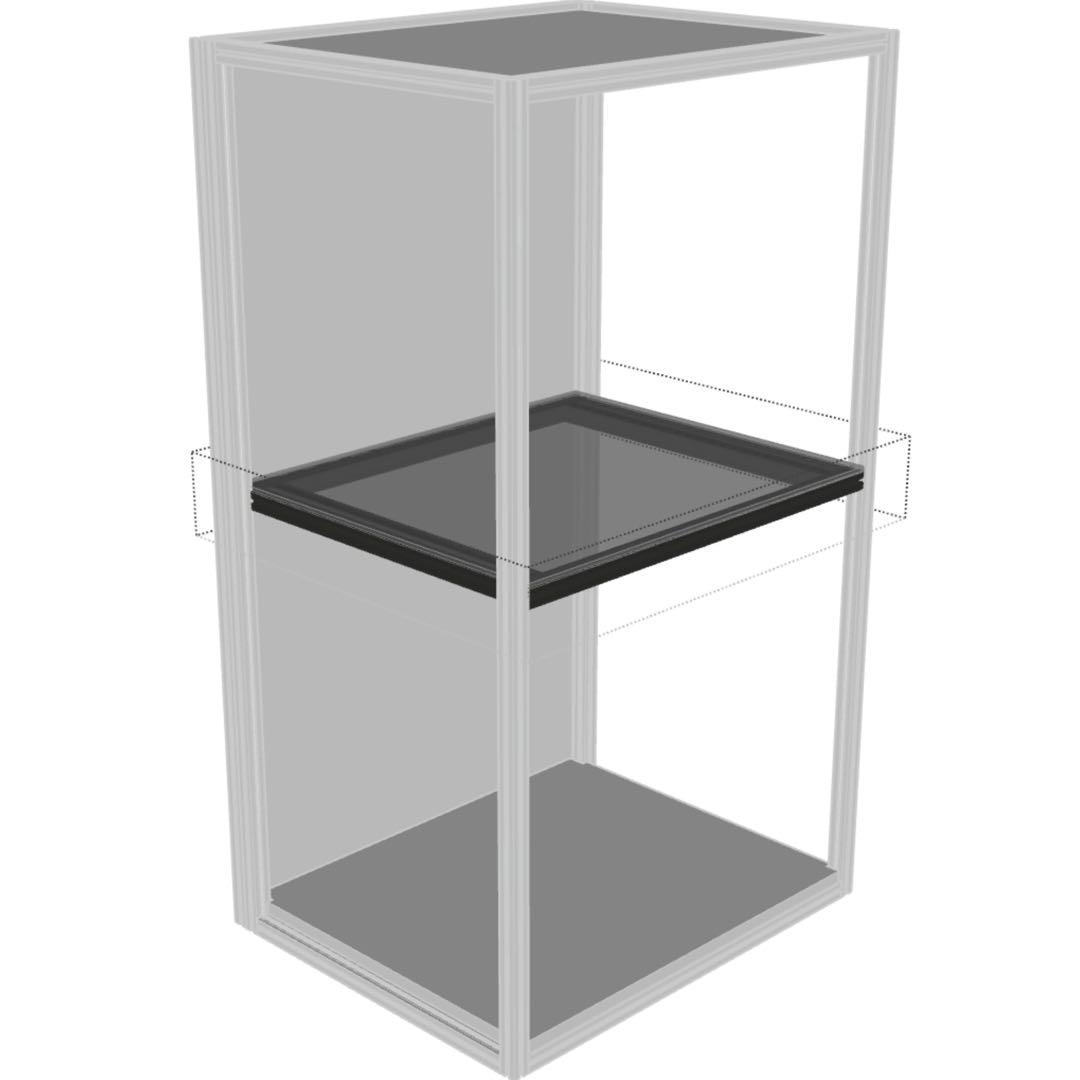 ModuCase SIXTH98（フルサイズ棚板付き）アクリルフィギュアケース