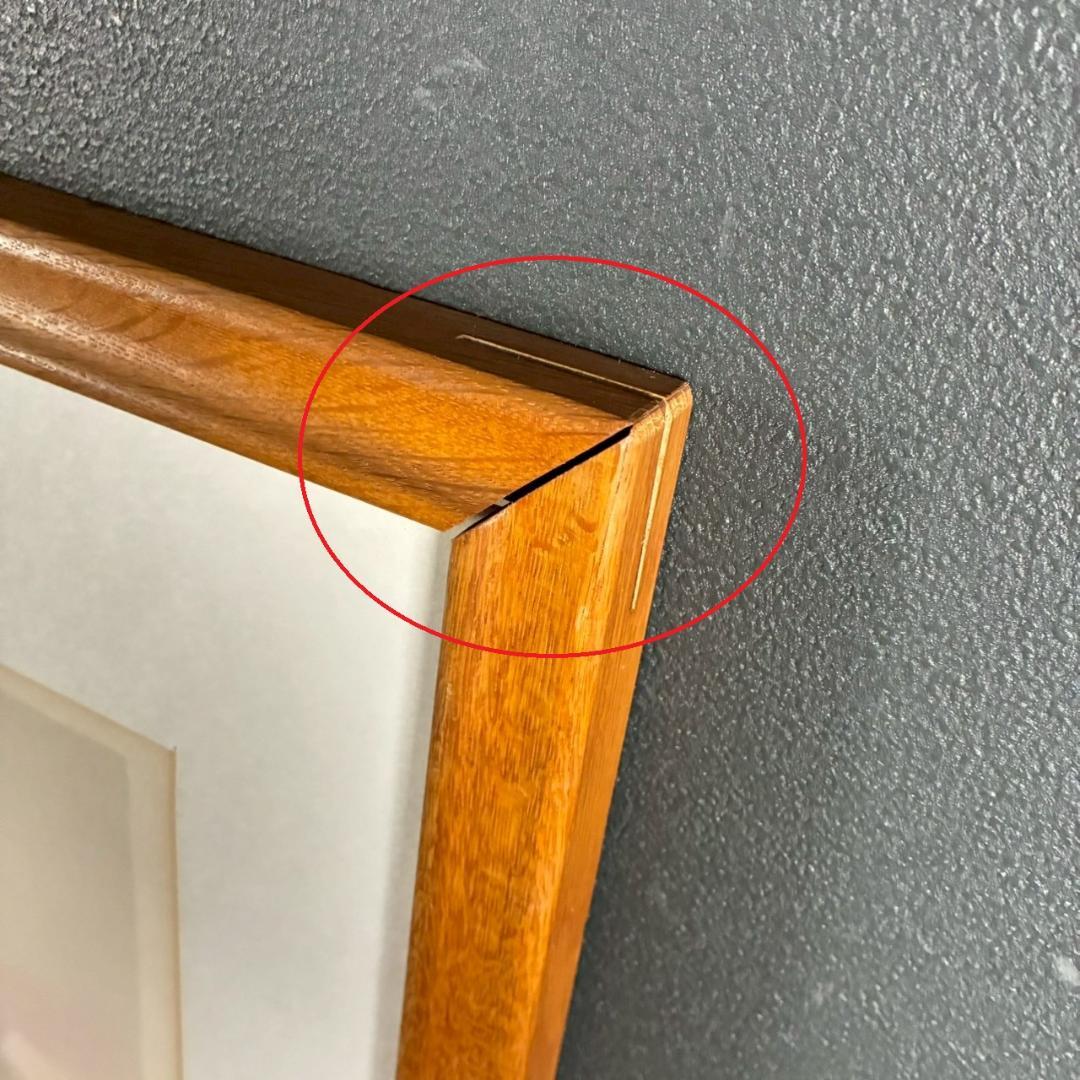 美品 アントニオ・リベラ「水辺の森」リトグラフ 直筆サイン入り 古径額 スペイン