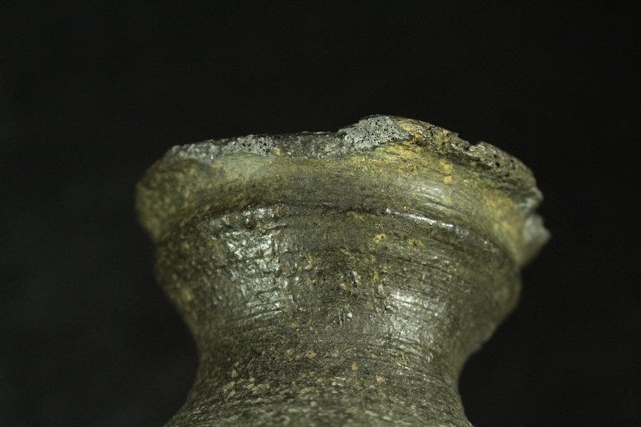 新羅 土器 櫛目 徳利 韓国 李朝(K-YC673)