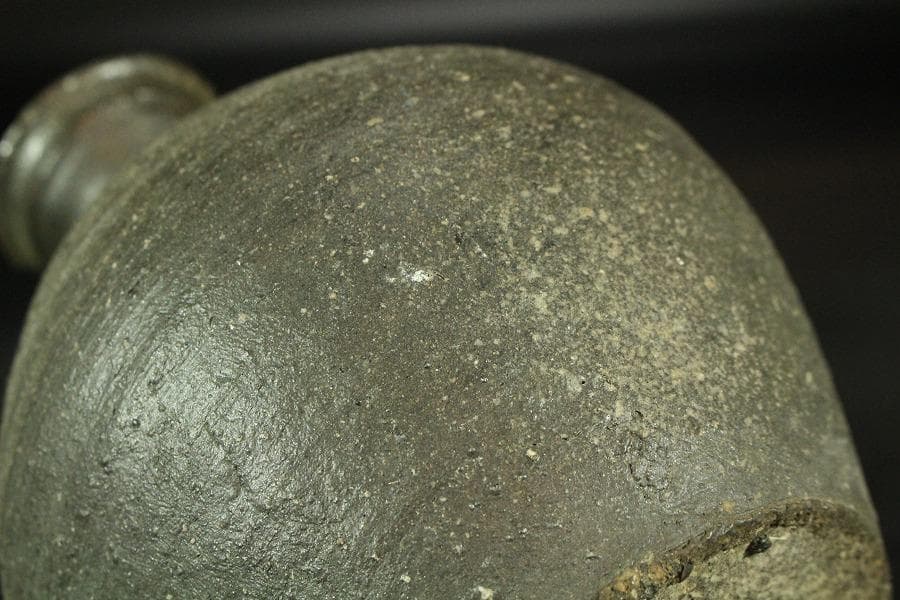 新羅 土器 櫛目 徳利 韓国 李朝(K-YC673)