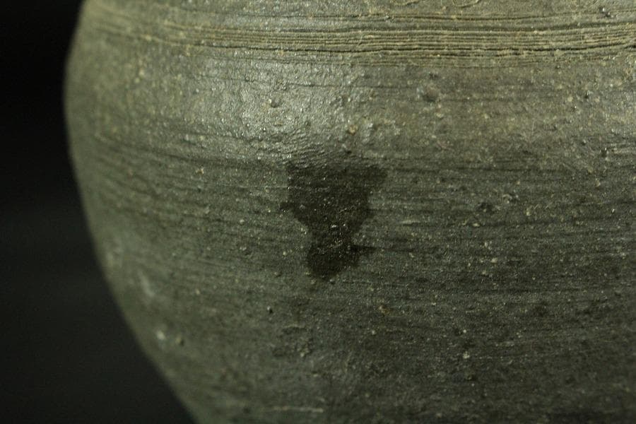 新羅 土器 櫛目 徳利 韓国 李朝(K-YC673)