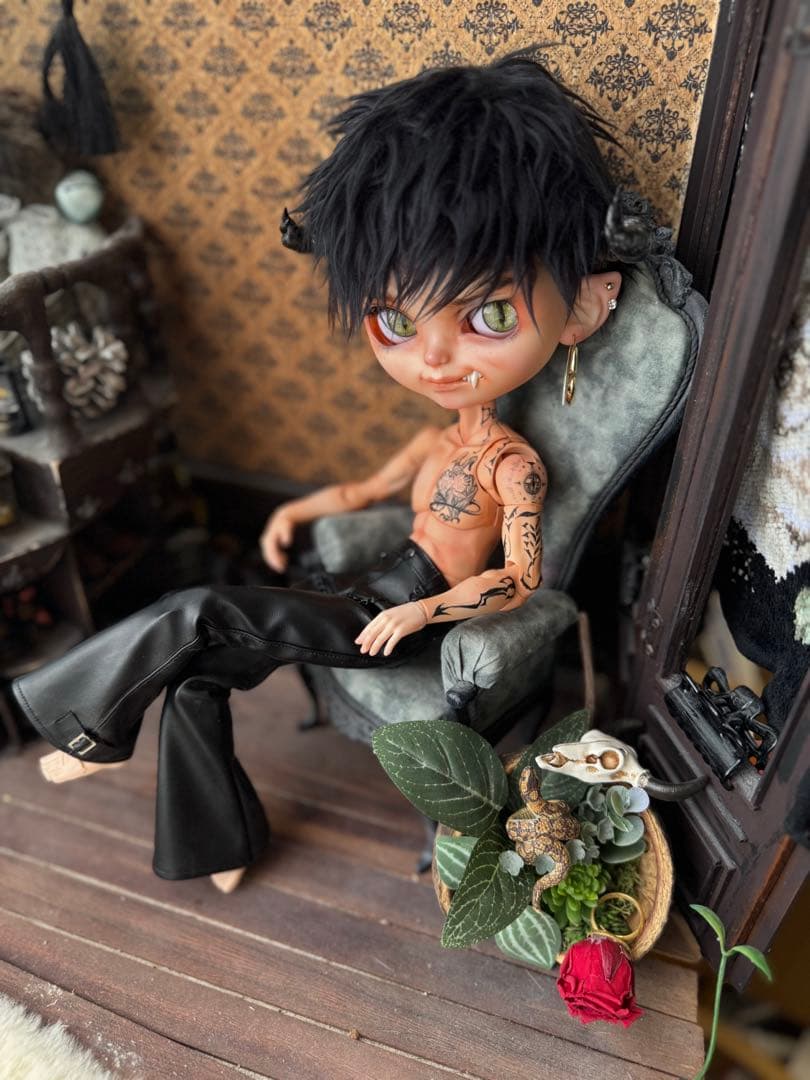 専用/カスタムアイシードール♪男の子-オビツ30＆パテ盛り♪shino.doll