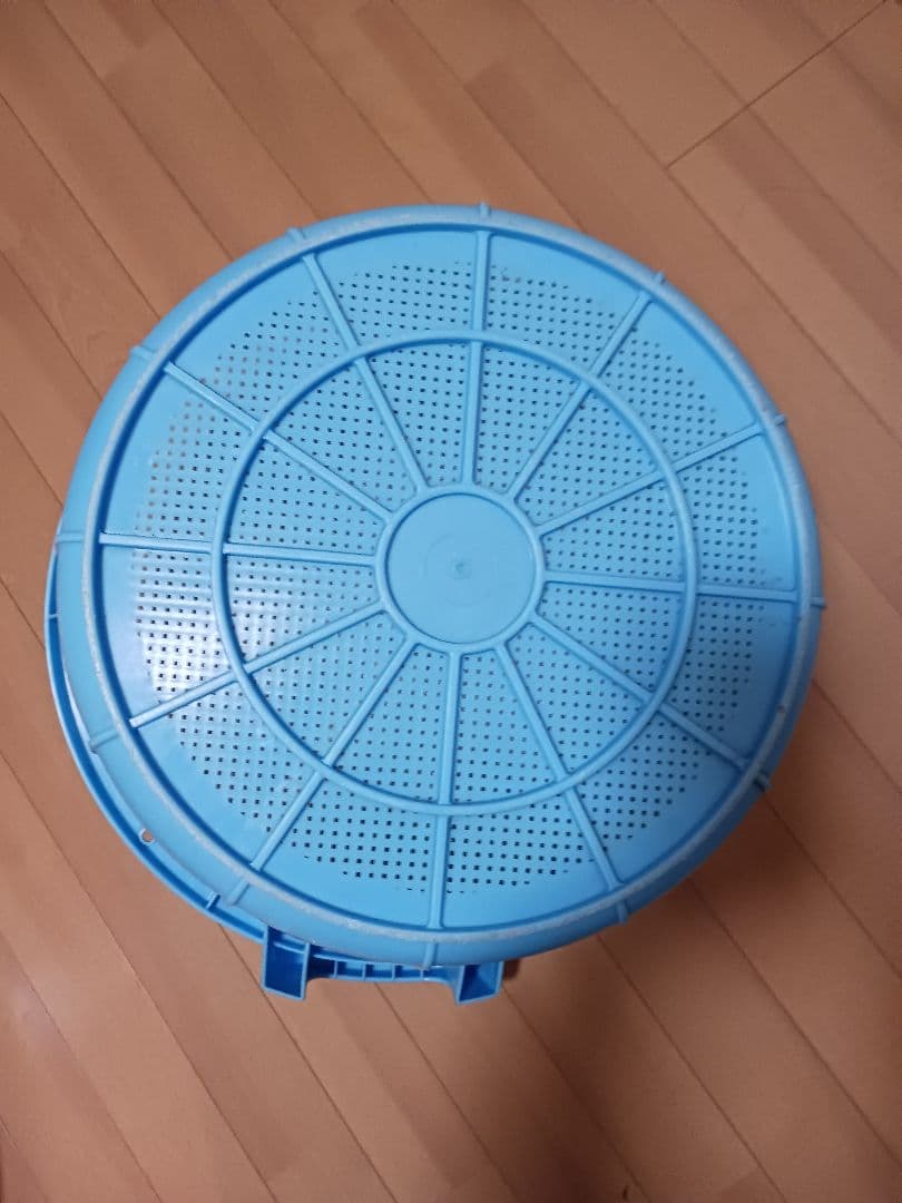 昭和レトロプラスチック特大大ザル2点取って付き