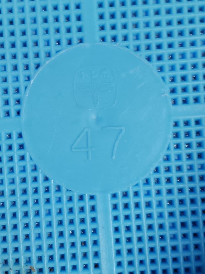 昭和レトロプラスチック特大大ザル2点取って付き