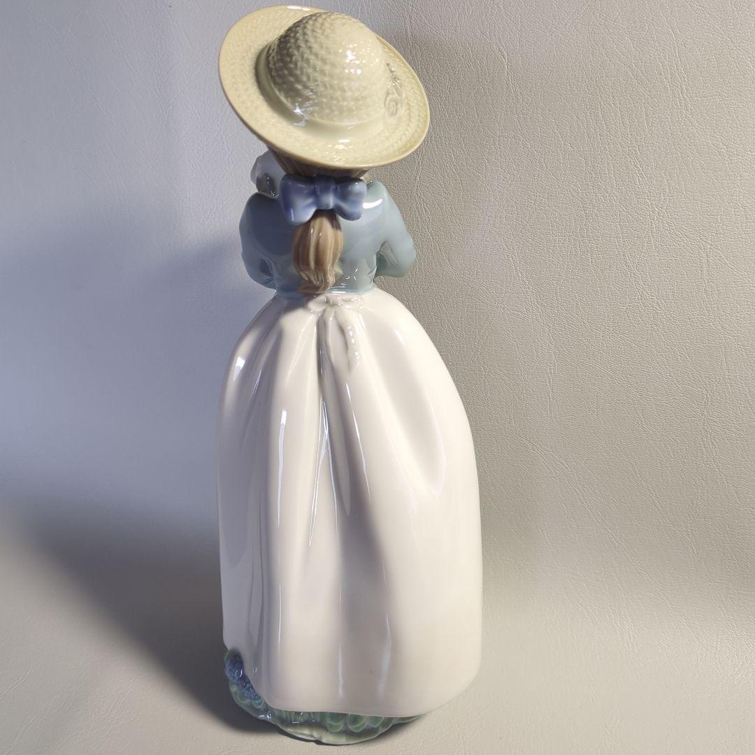 リヤドロ人形　NAO　犬と少女