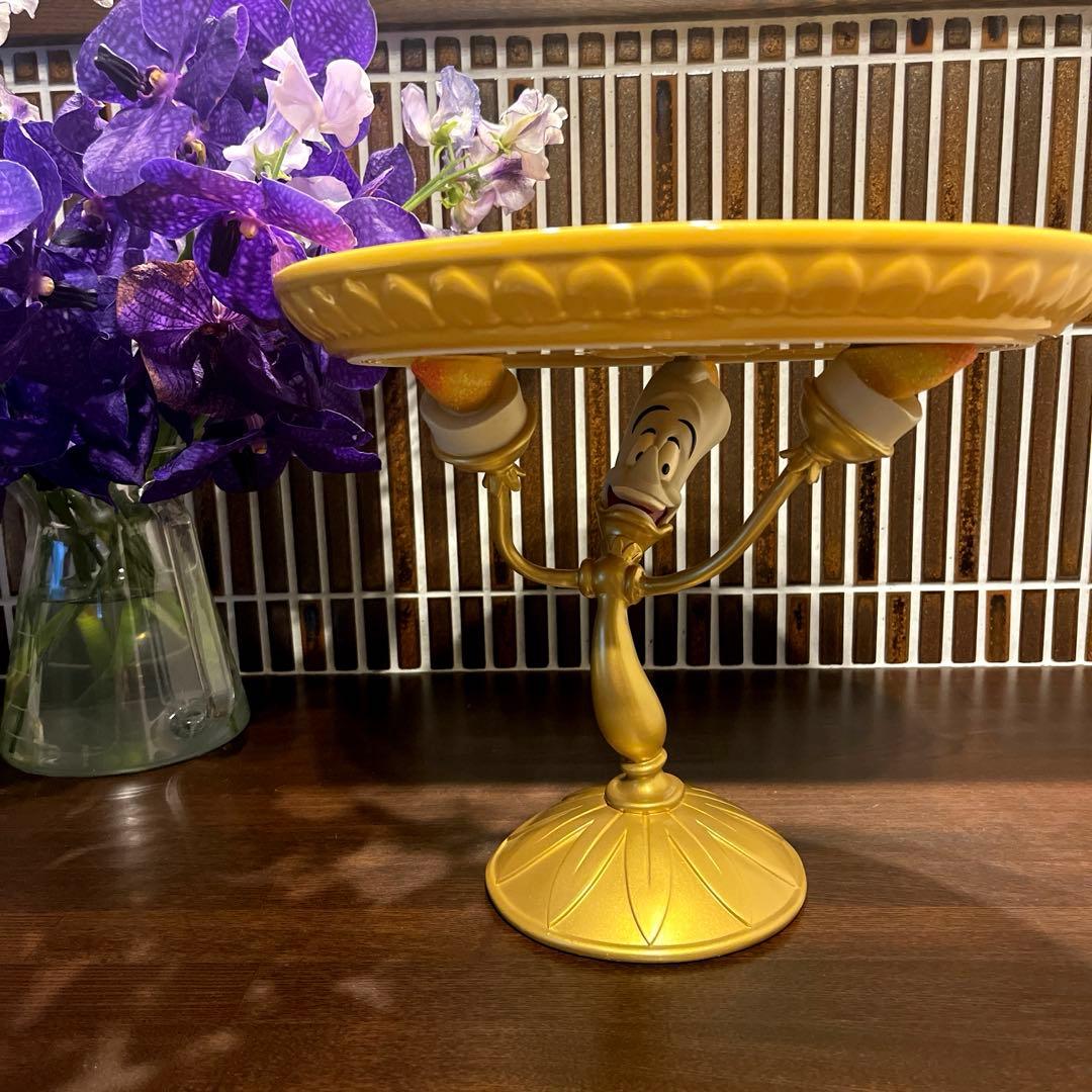 ディズニーストア　美女と野獣　ルミエール　ケーキスタンド