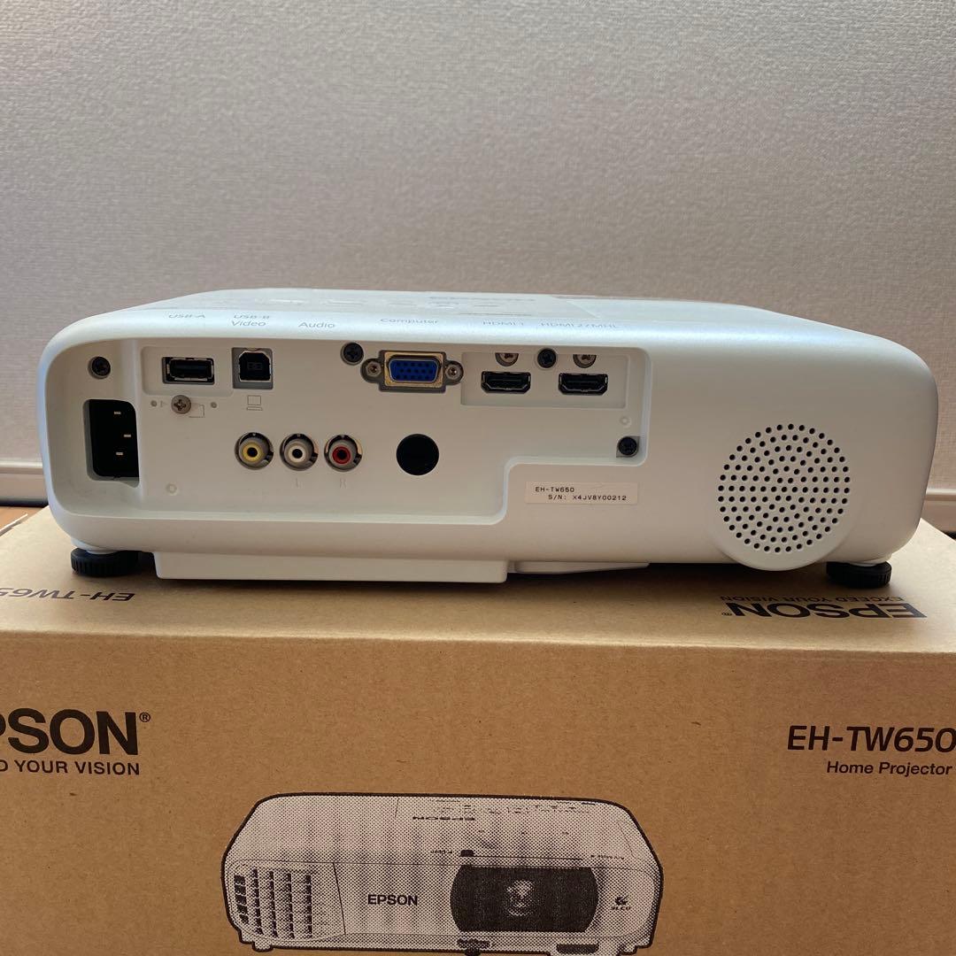【S出品】 Epson EH-TW650 プロジェクター、バッグセット