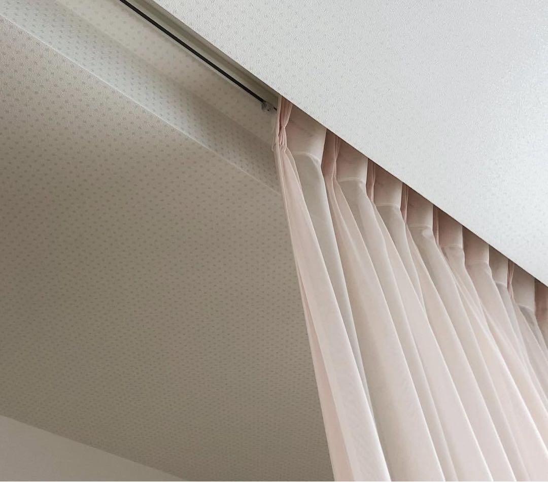 シフォン　カーテン　クローゼット間仕切り 姫 女の子 コーラル　海外　子供部屋