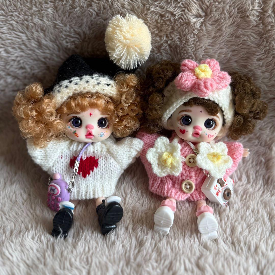 ★新品★リボーンドール bjdドール お茶目な推し活ミニドール♡2セット15cm