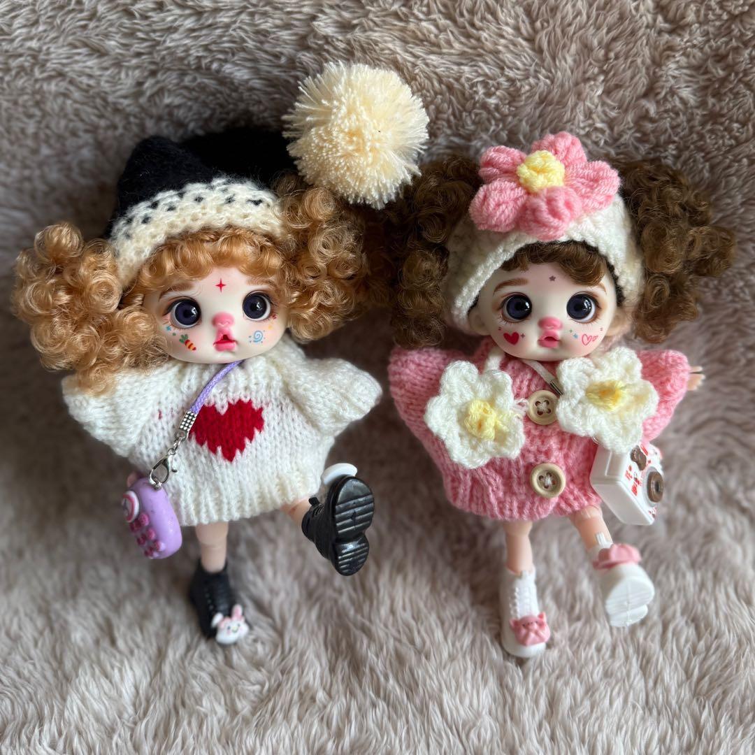 ★新品★リボーンドール bjdドール お茶目な推し活ミニドール♡2セット15cm