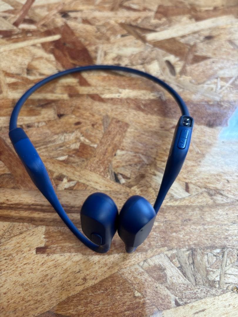 マカロン　値下げ可能！　SHOKZ Open Runブルー　骨伝導イヤホン