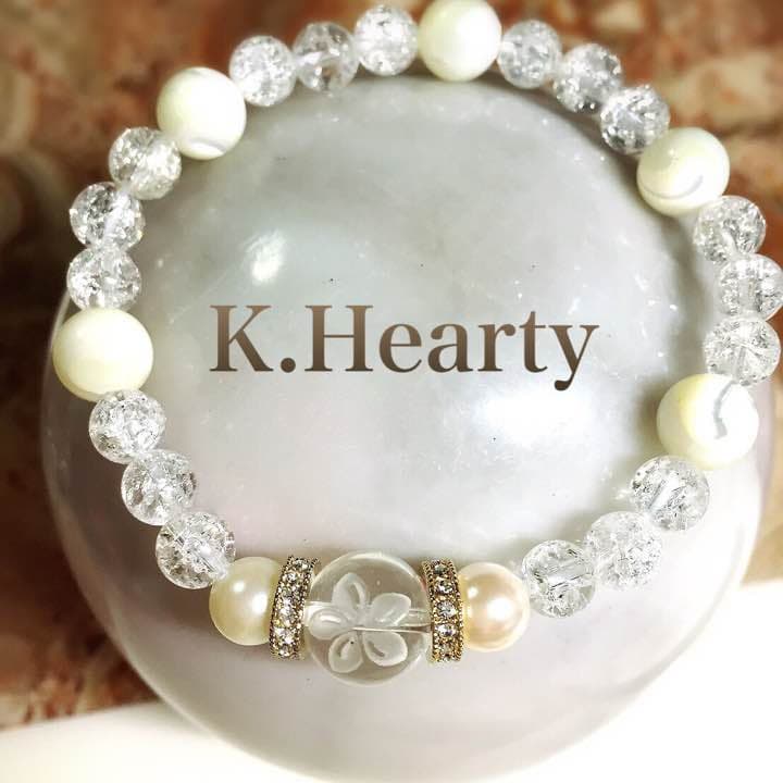 シェルアクセサリーケース付き  ウエディング ブレス