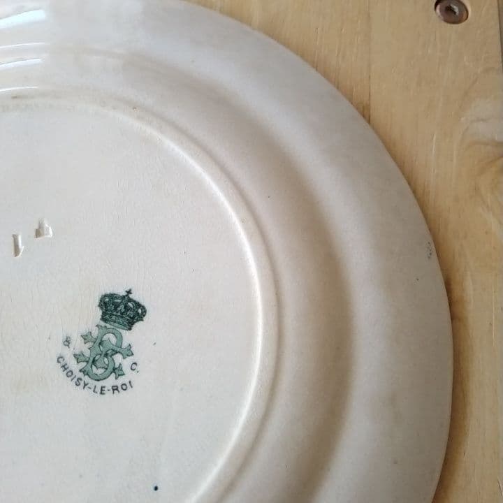 フランスアンティーク　ショワジールロワ　ディナー皿