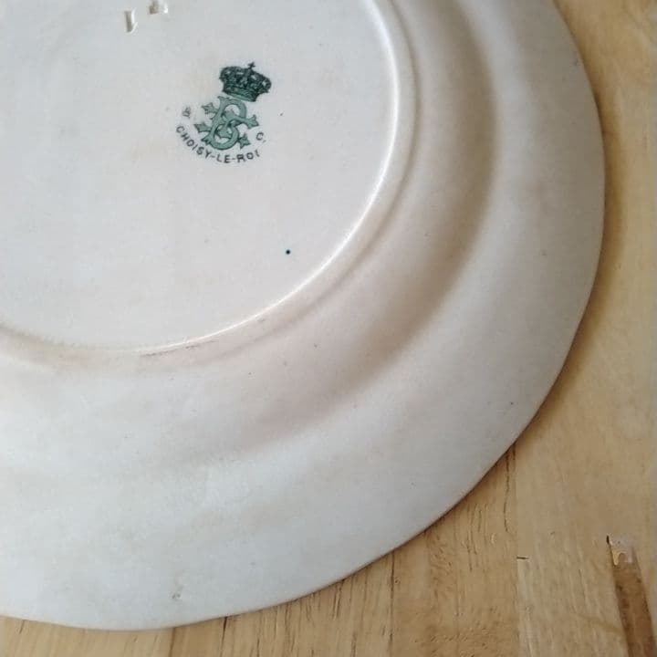 フランスアンティーク　ショワジールロワ　ディナー皿