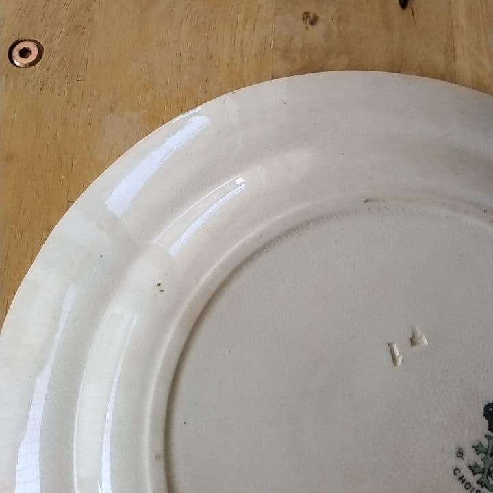 フランスアンティーク　ショワジールロワ　ディナー皿