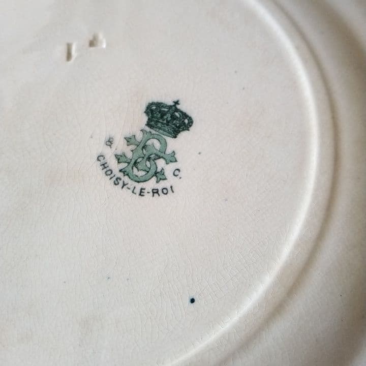 フランスアンティーク　ショワジールロワ　ディナー皿