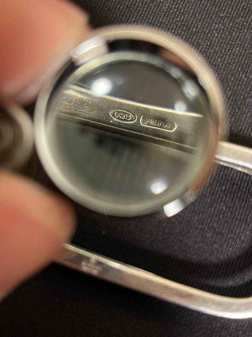 正規品グッチ マネークリップ Gモチーフシルバー925／23g 札挟み メンズ