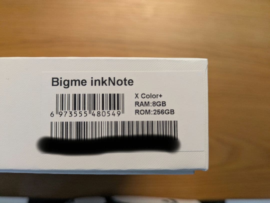 電子書籍リーダー本体 Bigme inkNote X Color+ RAM8GB