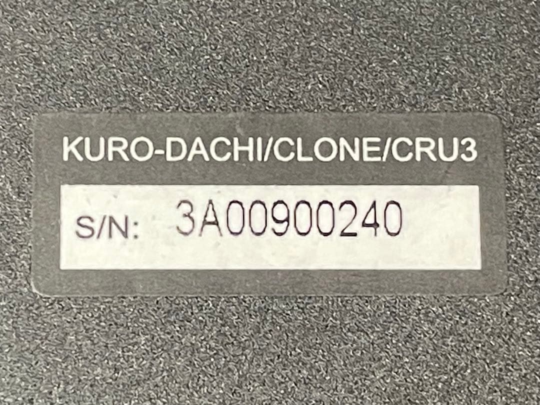 4個セット玄人志向KURO-DACHI/CLONE/CRU3 中古品