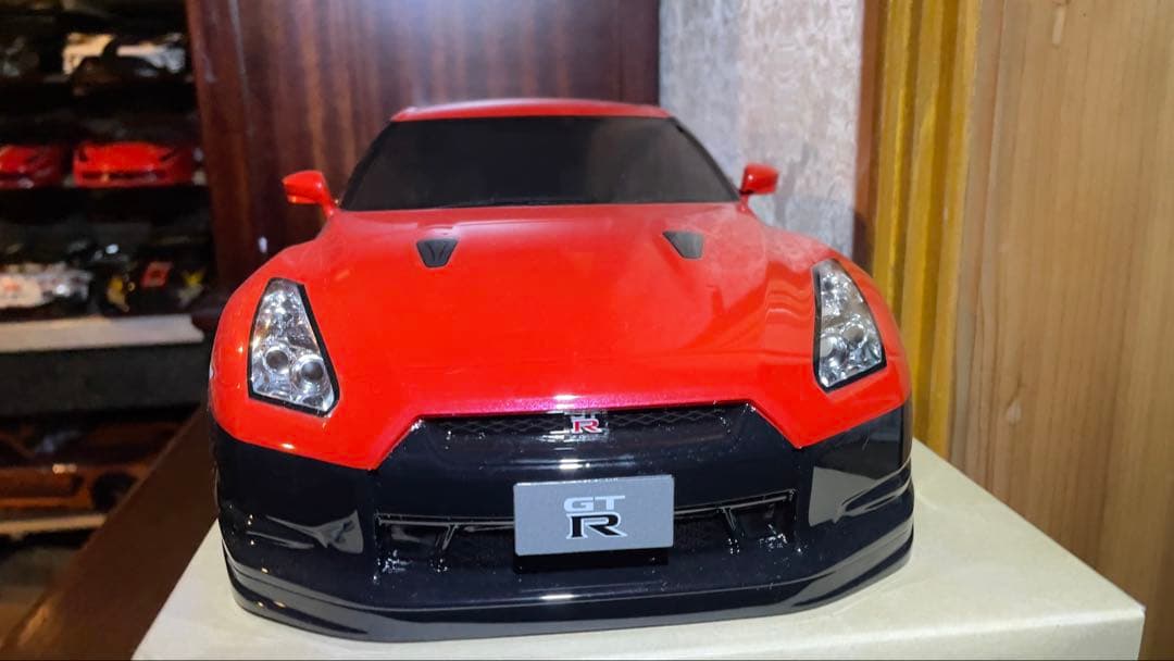 タミヤ 1/10 ボディ ラジコン GT-R R35 マフラー　特注