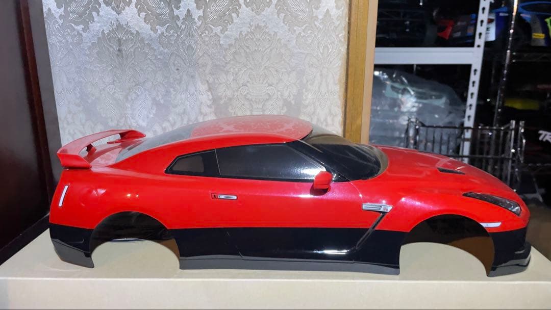 タミヤ 1/10 ボディ ラジコン GT-R R35 マフラー　特注
