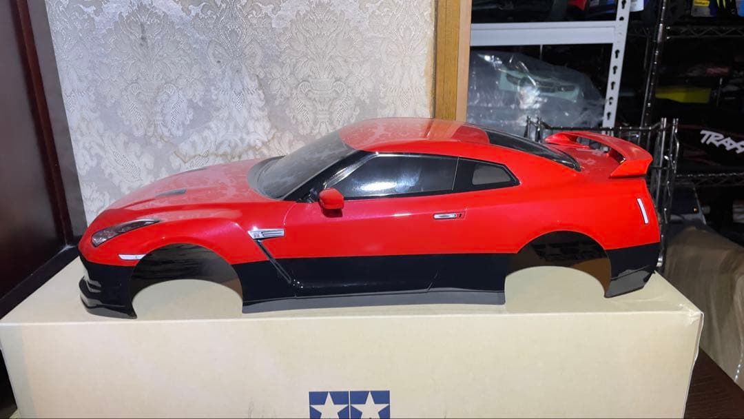 タミヤ 1/10 ボディ ラジコン GT-R R35 マフラー　特注