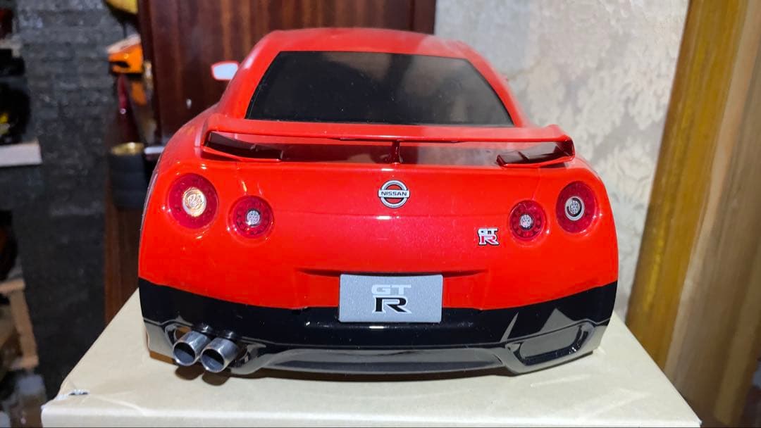 タミヤ 1/10 ボディ ラジコン GT-R R35 マフラー　特注