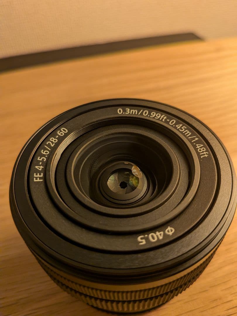 保護フィルター付 SONY FE 28-60mm F4-5.6（SEL2860）