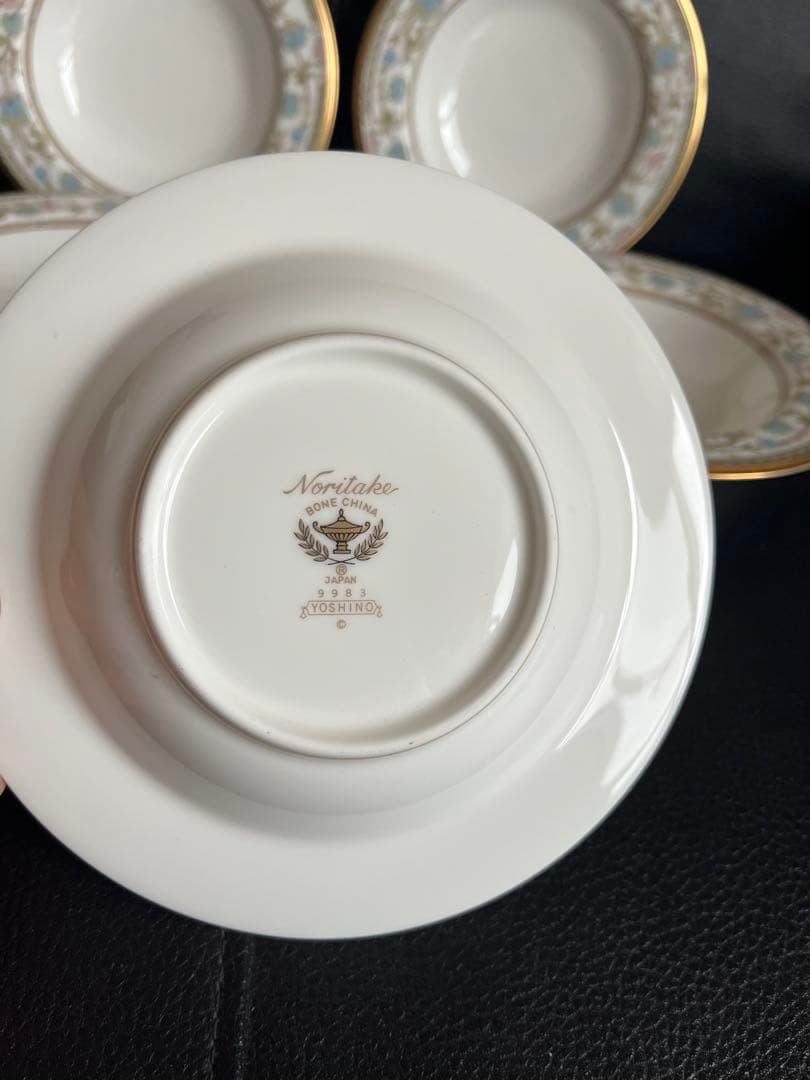 ノリタケ 吉野 スープ皿16cm 5枚 未使用品