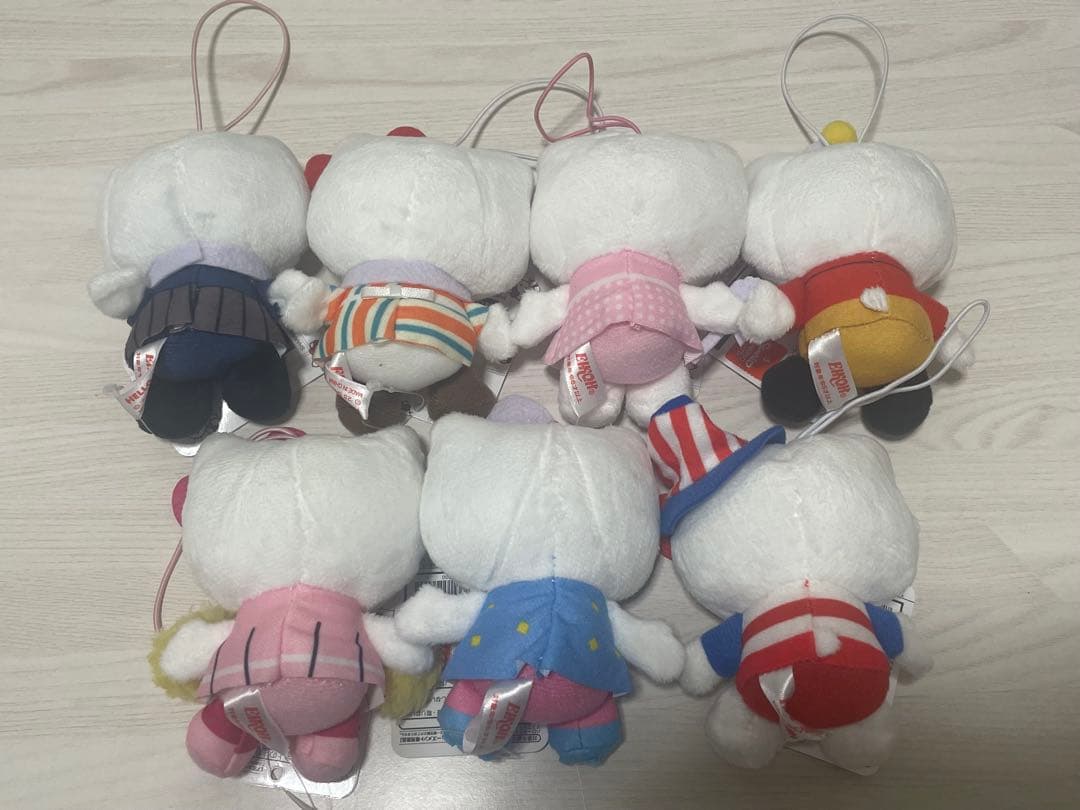 ハローキティ 50＋1 マスコット　ぬいぐるみ 15体セット　まとめ売り