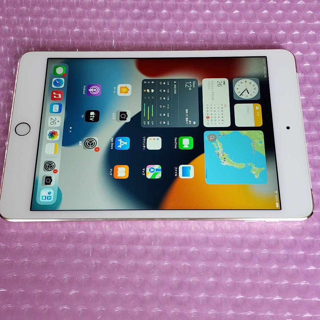 良品　iPad mini4　128GB　バッテリー良好　SIMフリー