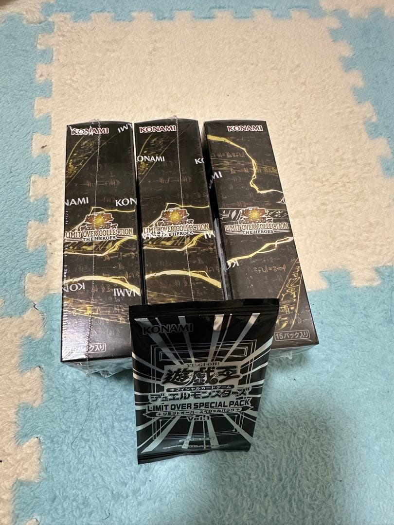 遊戯王　リミットオーバーコレクション　ヒーローズ 新品未開封シュリンク付3BOX