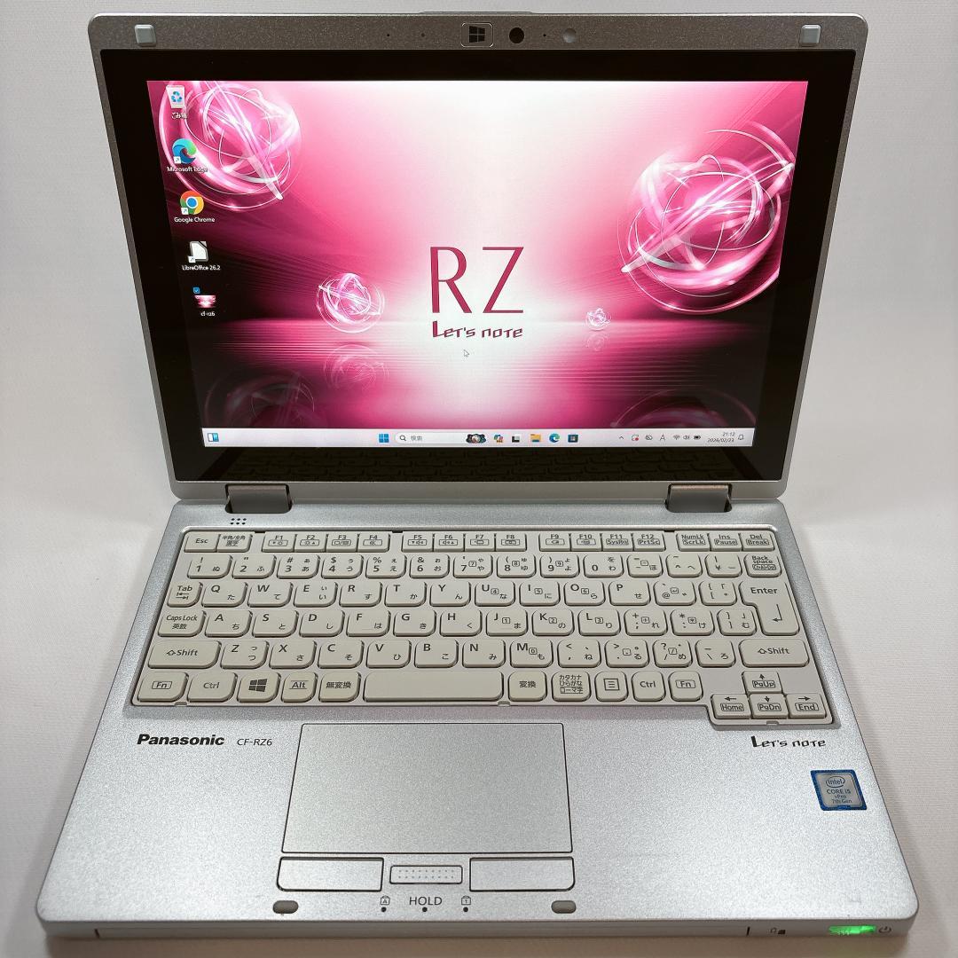 ★超軽量760g★レッツノート CF-RZ6 2in1タッチパネル_934