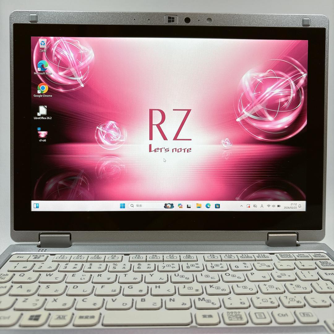 ★超軽量760g★レッツノート CF-RZ6 2in1タッチパネル_934