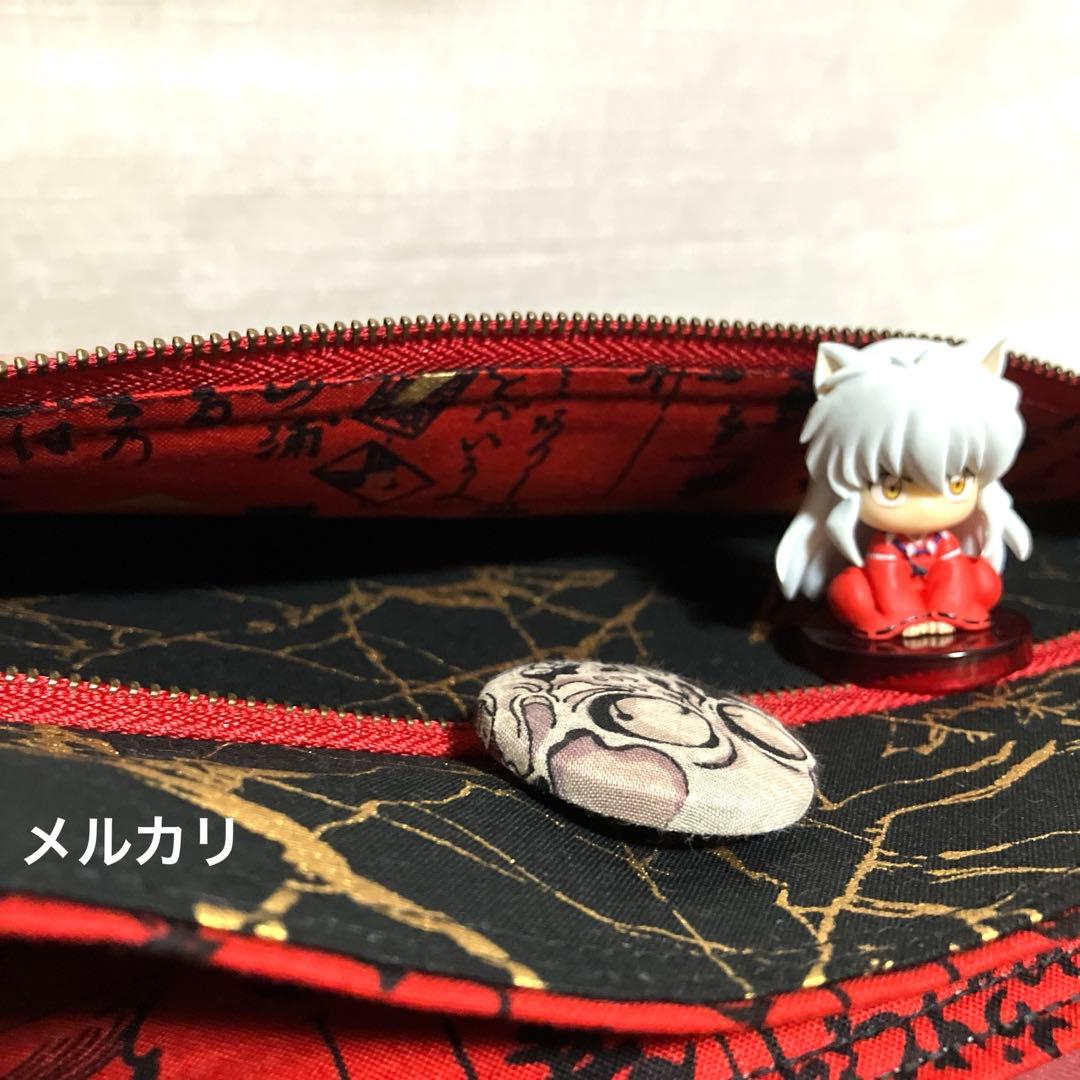 ガシャ髑髏　ハンドメイド　クロスボディバッグ　ショルダーバッグ　和柄　浮世絵