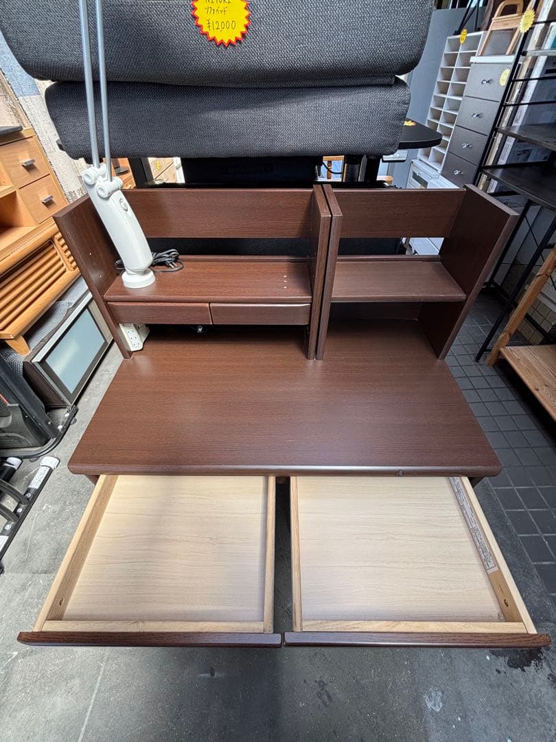 ニトリ NITORI デスクセット YNF-11L ダークブラウン