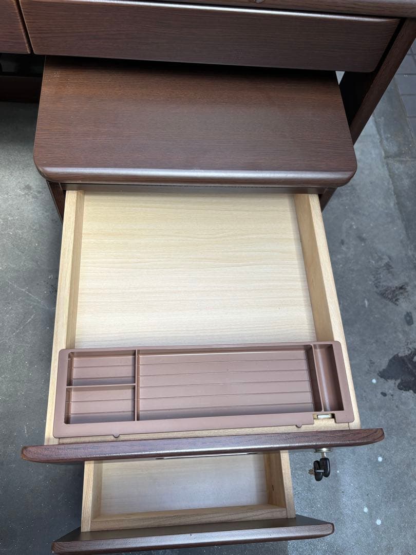 ニトリ NITORI デスクセット YNF-11L ダークブラウン