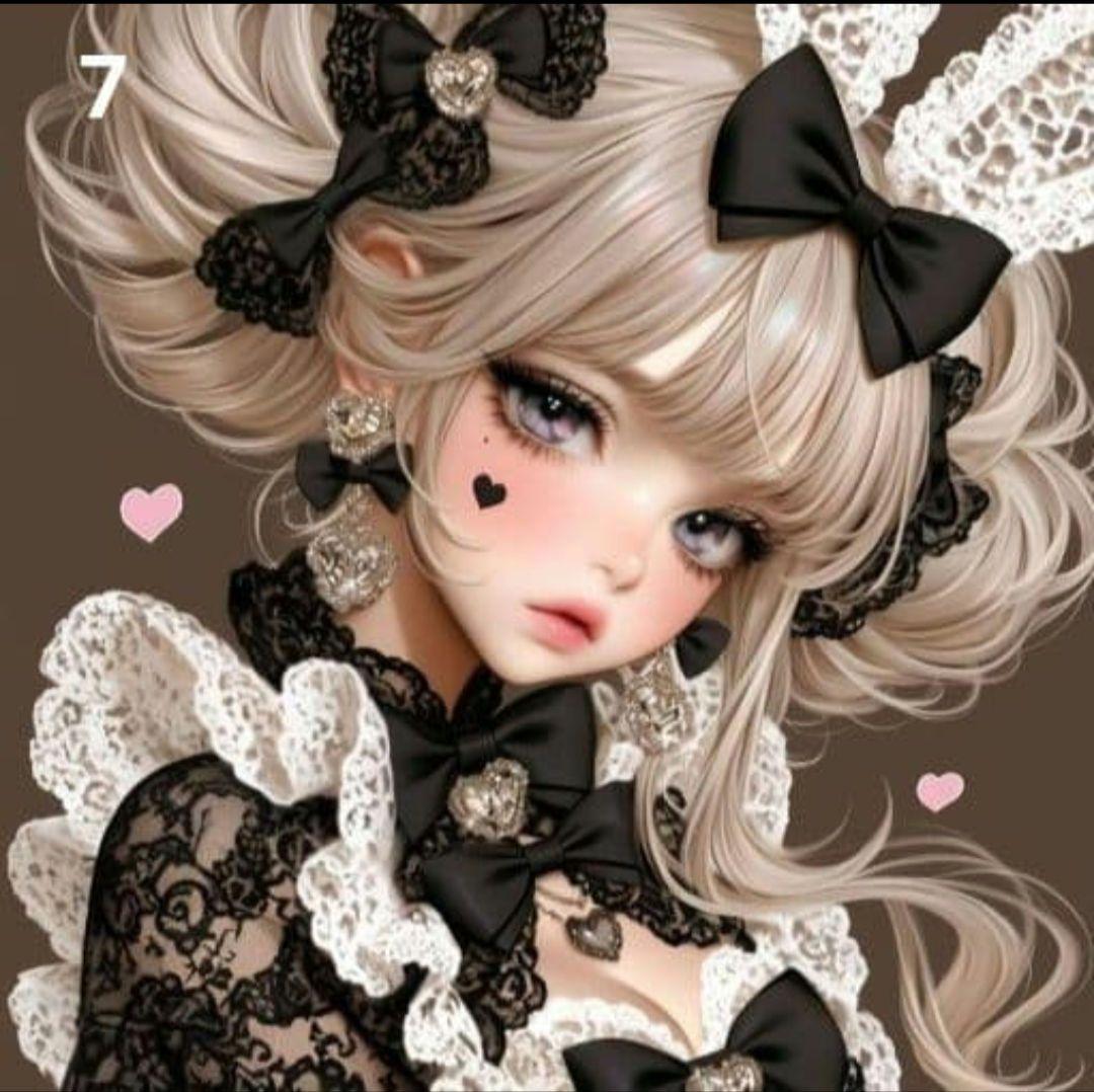 少数限定パネル ①　かわいい女の子パネル生地　　ハンドメイド