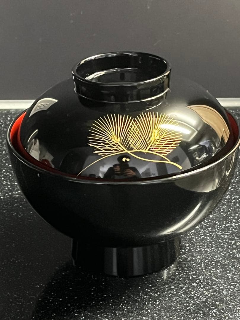 越前漆器　漆遊館　雑煮椀　2点セット