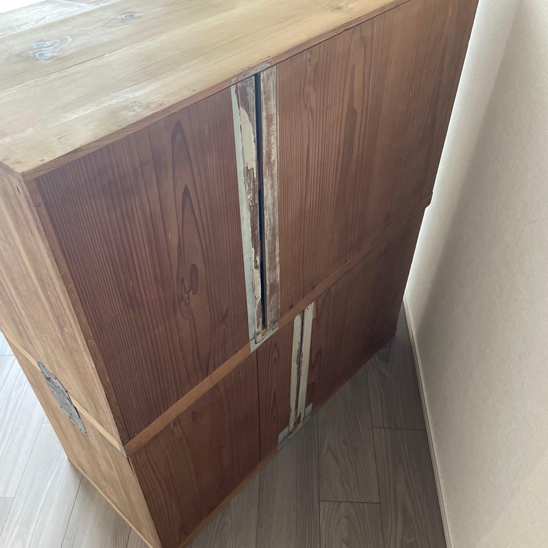 45.46)桐箪笥　アンティーク　チェスト　テレビ台　和箪笥　着物