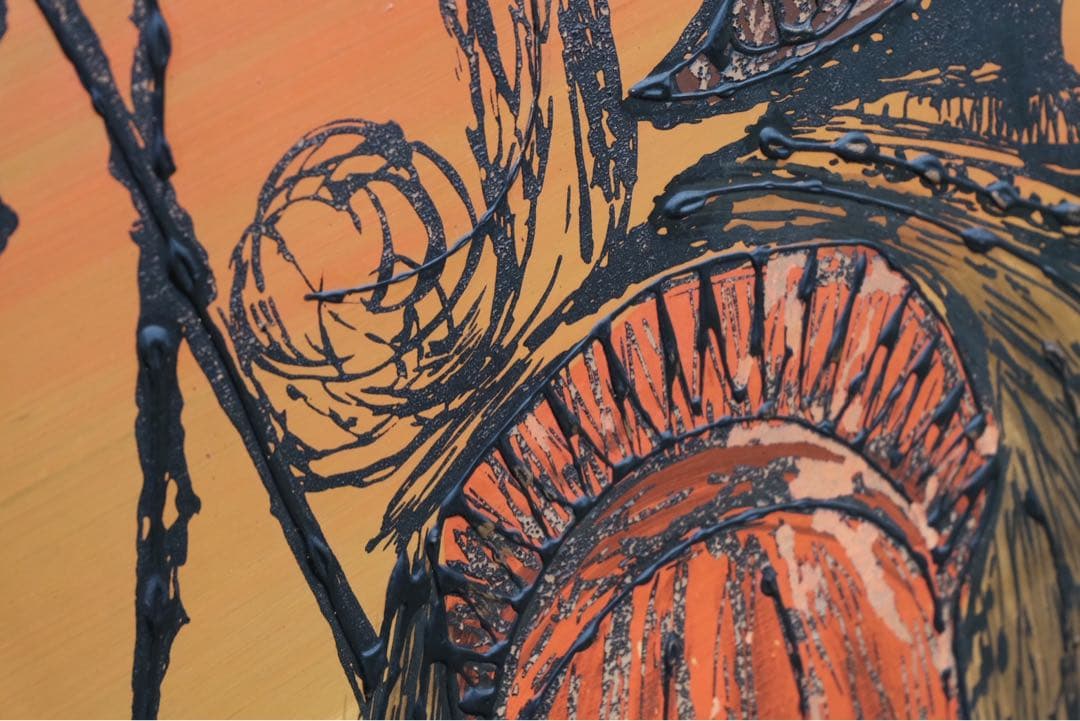 希少1960-70s ミッドセンチュリー コンキスタドール レリーフアート