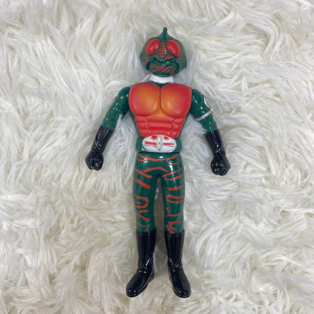 当時物仮面ライダーBLACK & アマゾン ソフビ 2体セット バンダイ 日本製