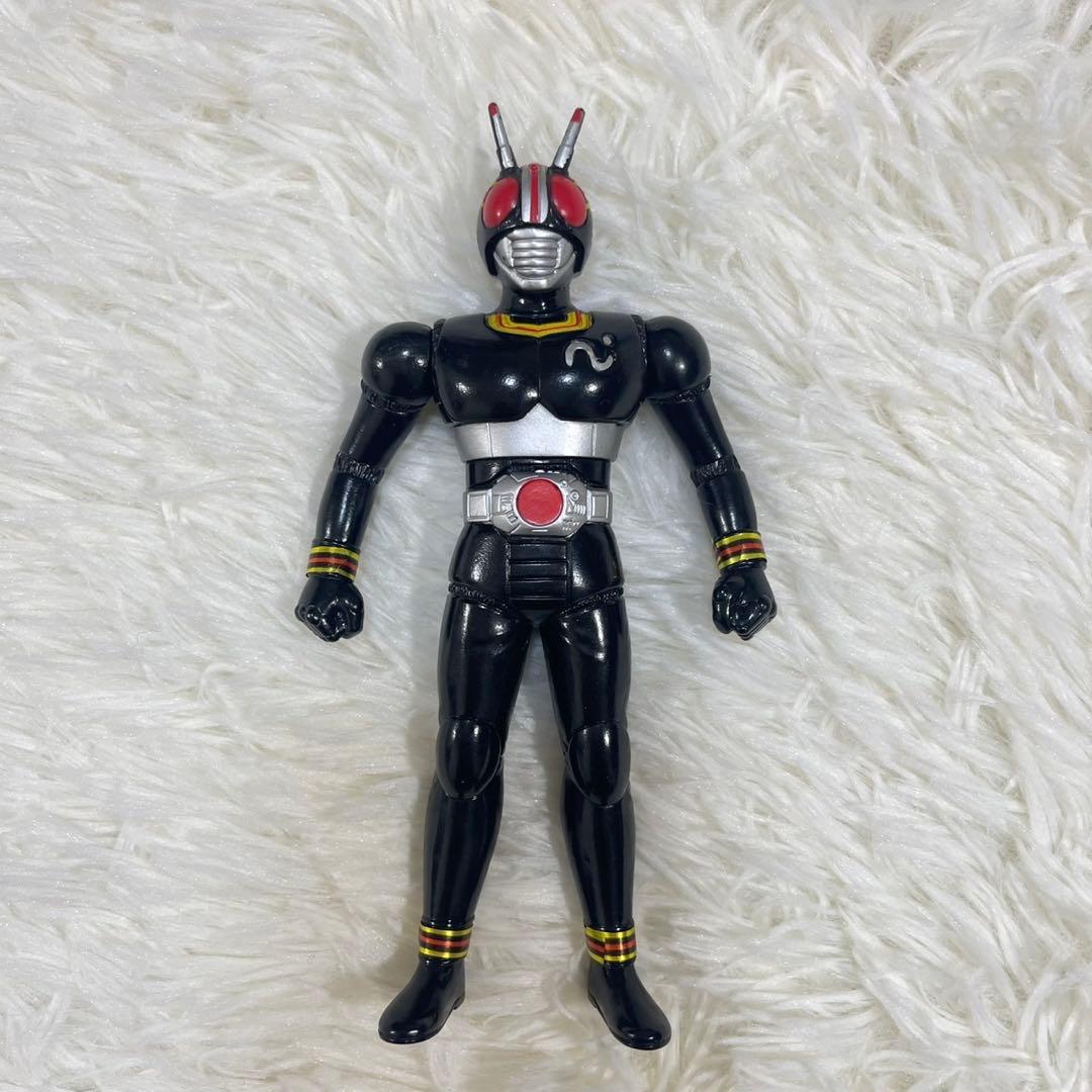 当時物仮面ライダーBLACK & アマゾン ソフビ 2体セット バンダイ 日本製